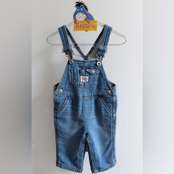 Levi's Other - 18M Levi Soft Denim Overalls With Side Snaps